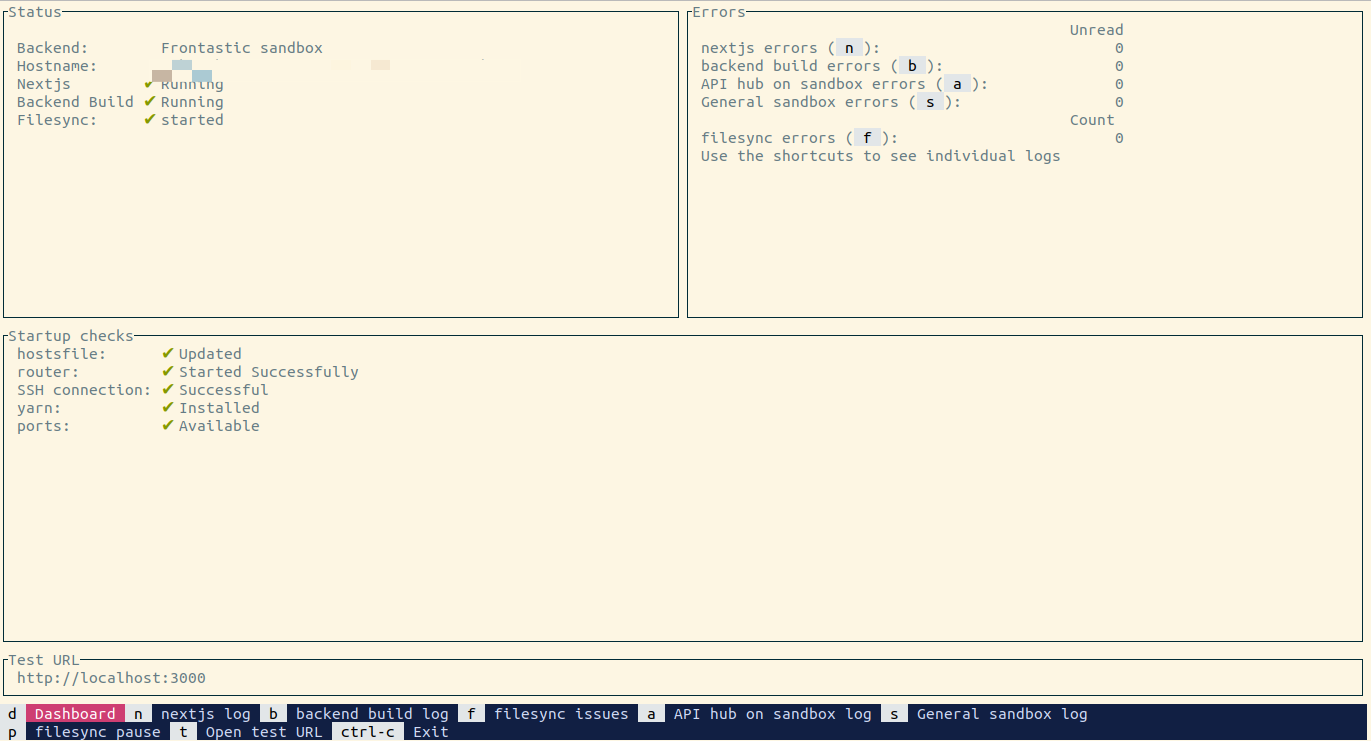 Frontastic CLI dashboard.png