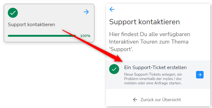 myleo / dsc Support kontaktieren