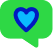 Message with heart icon