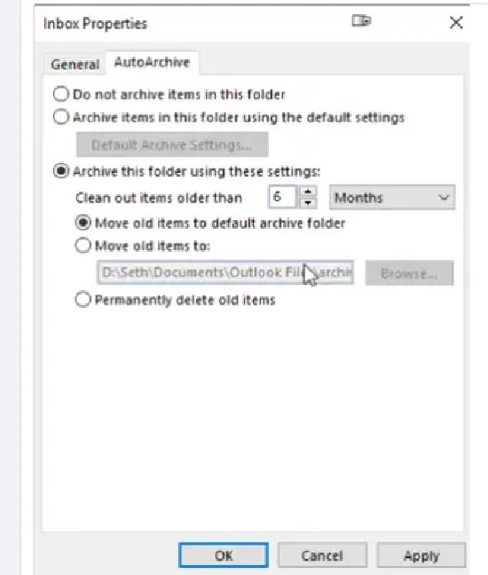 outlook-365-auto-archive-setup