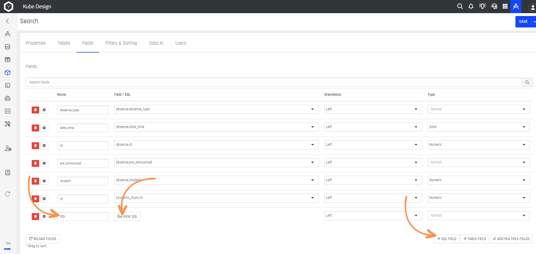 Add SQL Field