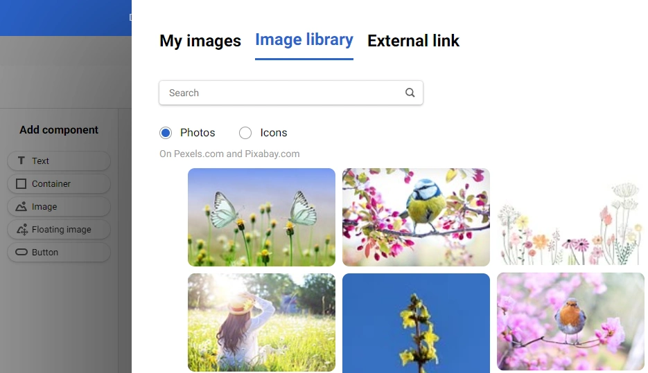 Image library