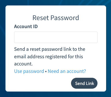 DataCite Fabrica : Reset Password