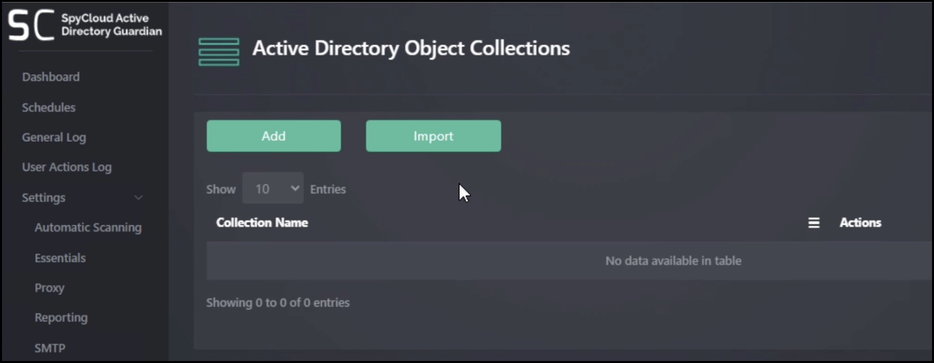 Collections Page