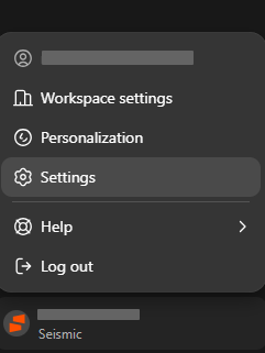 Go to ChatGPT Settings