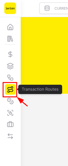 Figure 1. The icon used to open the Transaction Routes page.