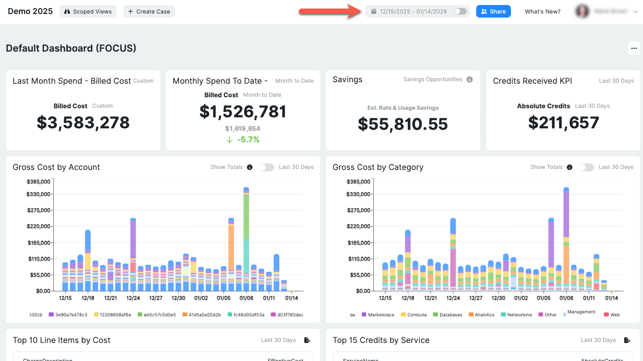 Ternary Global Date Selector