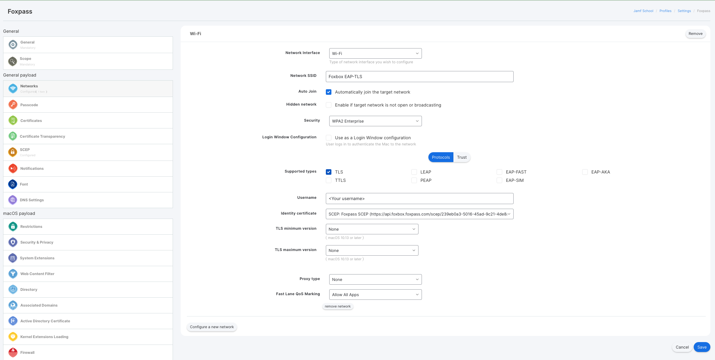 Configure Network