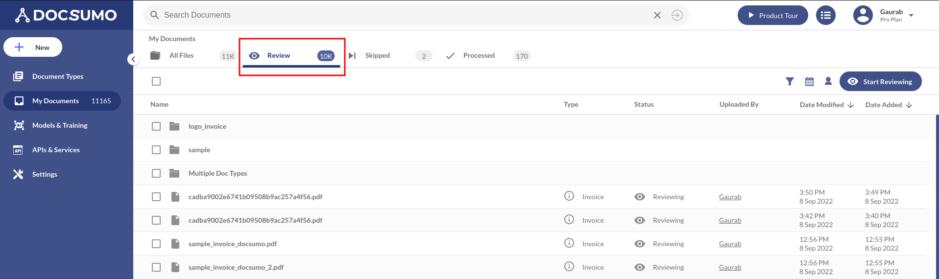 Document Lifecycle Stages