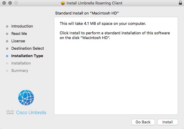 Umbrella Mac OS