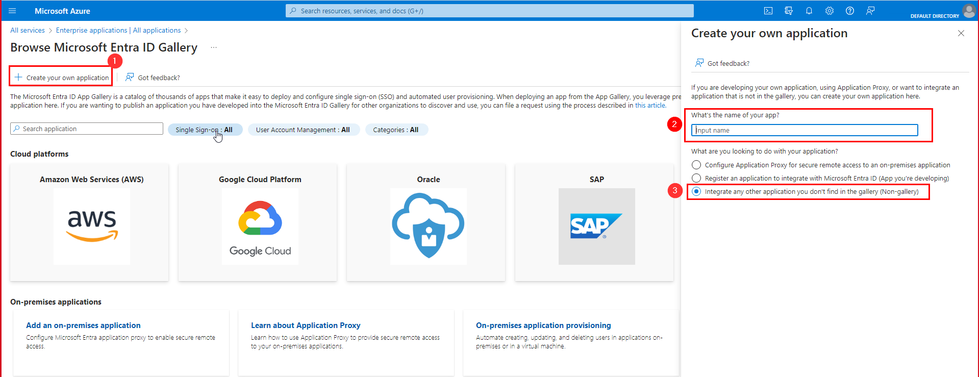 Creating an Axis Application in the **Azure Portal**