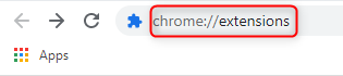 chrome://extensions/