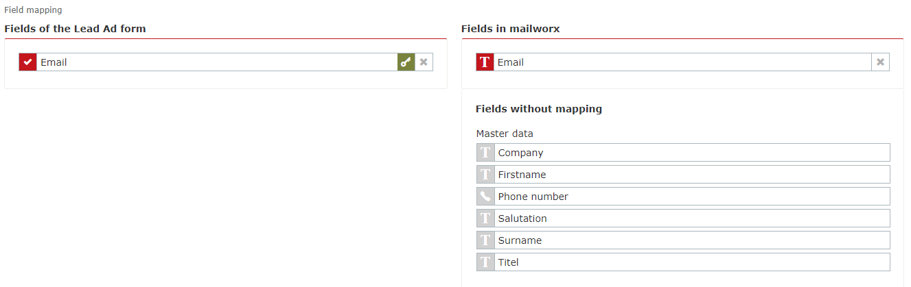 field-mapping Field mapping
