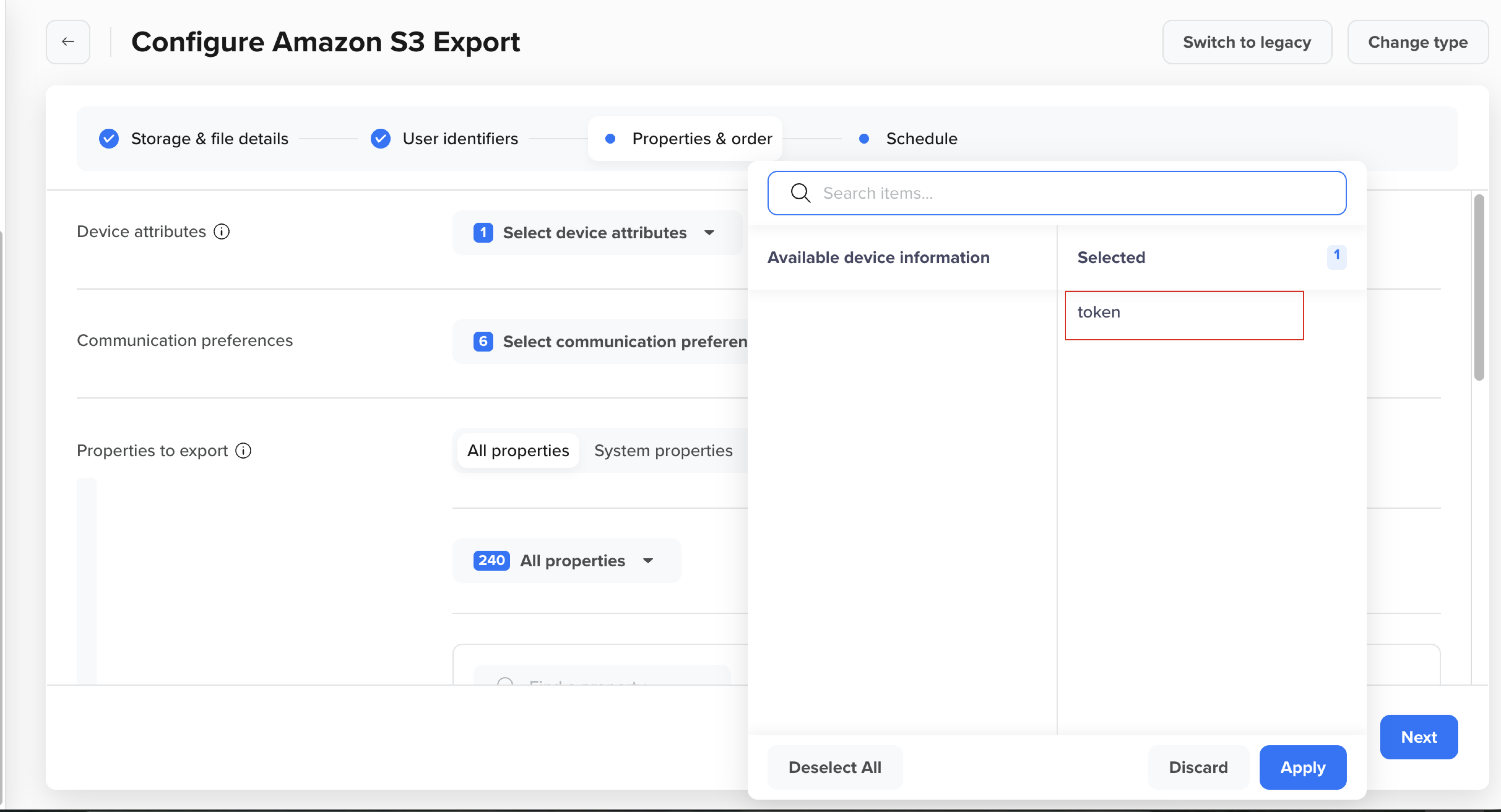 Include Device Attributes