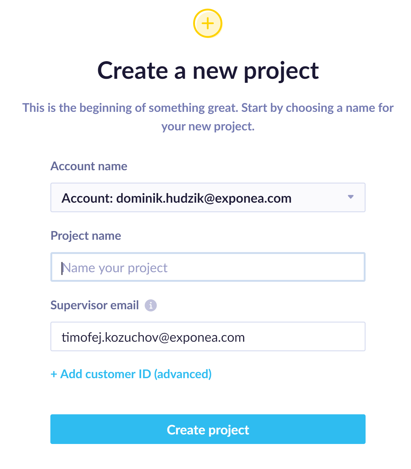 Create new project.png