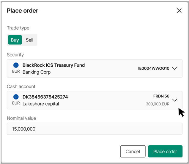 Order form