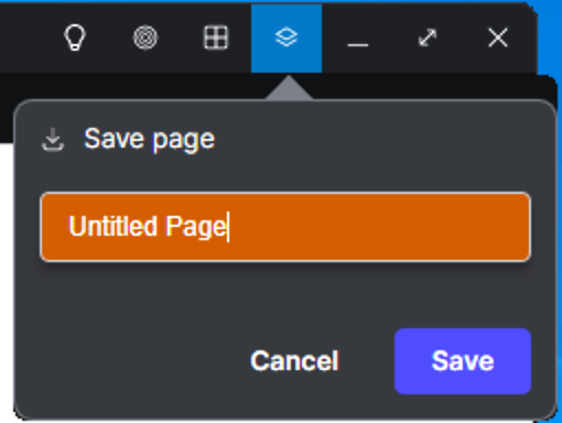 background5-input-bg.png The **Save page** dialog box with the text field background colored vermillion