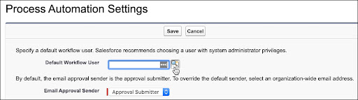 Process Automation Settings