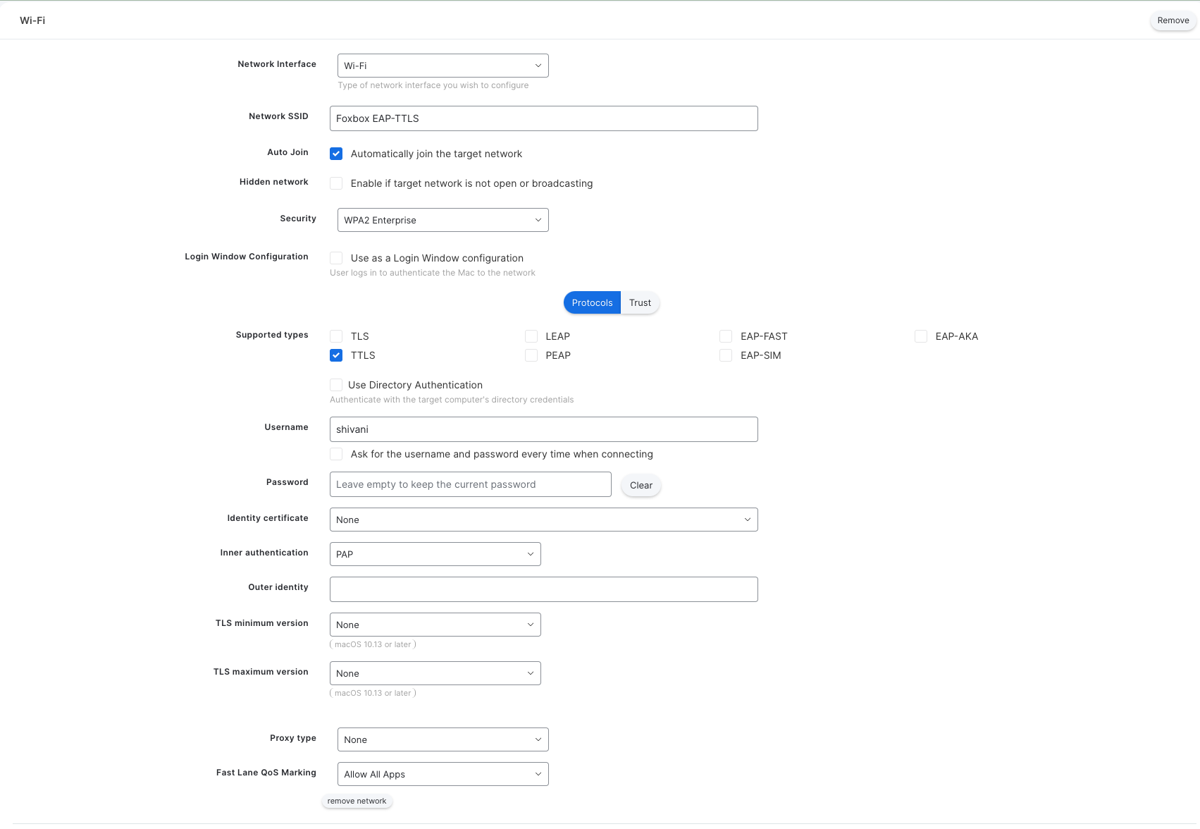 Configure Networks