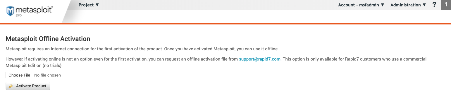 metasploit offline activation file download