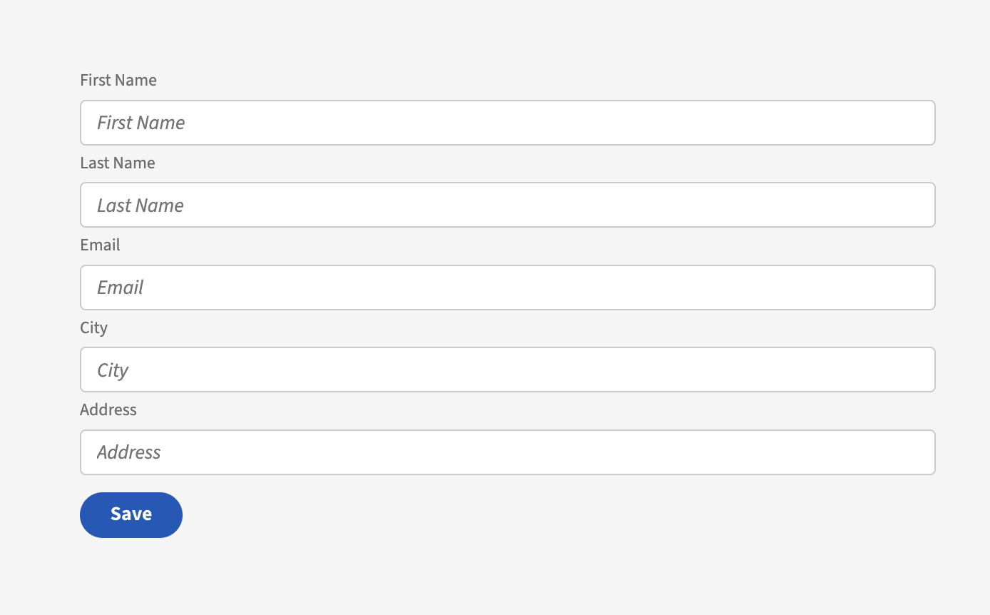 Auto-populating form fields via the field group