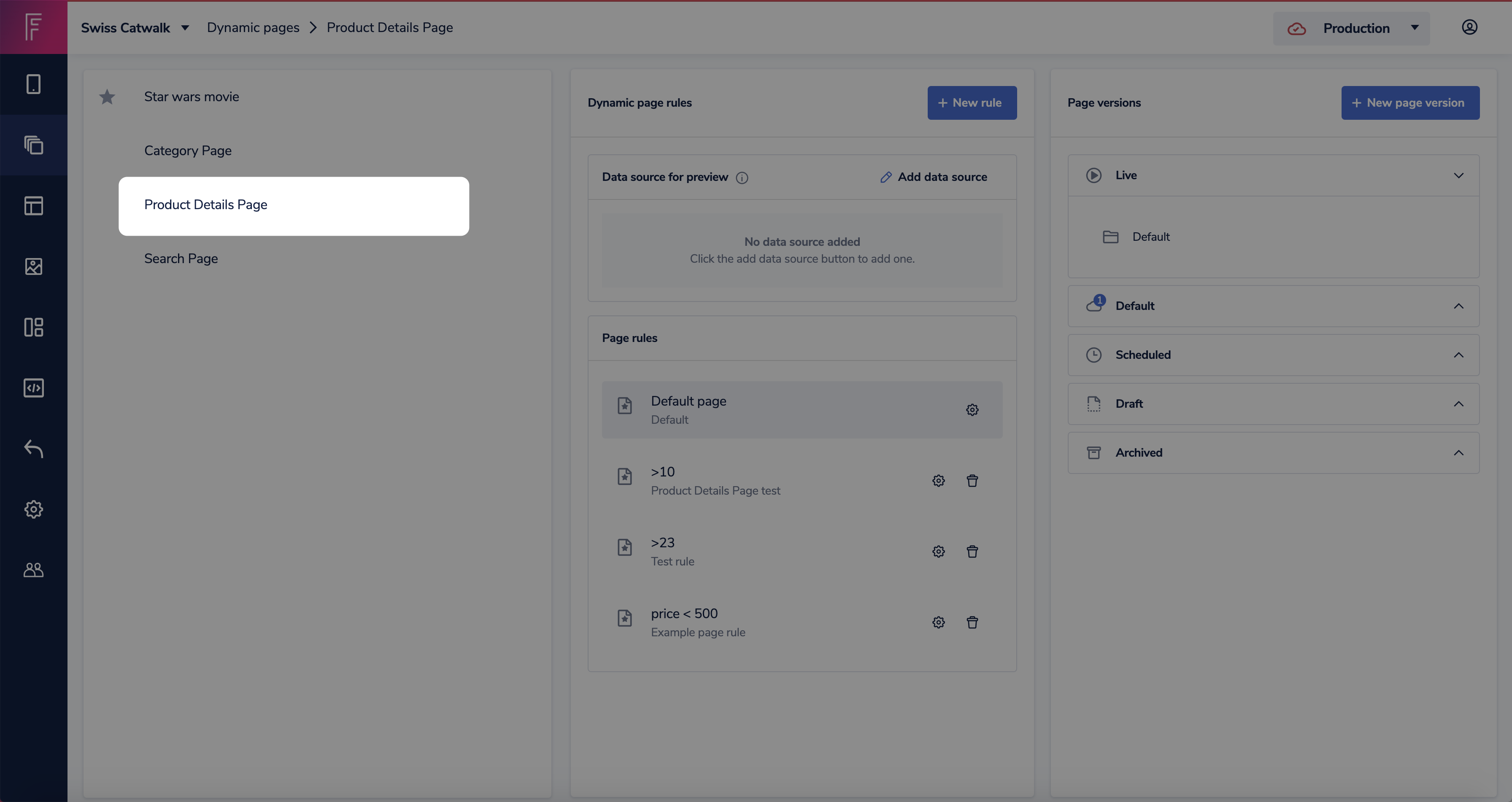 Select the folder where you want to add your new dynamic page .png