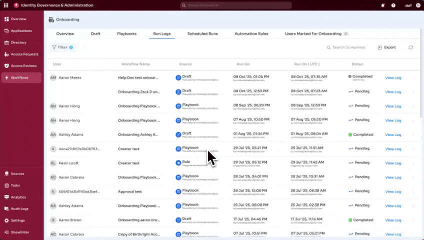 Run logs_View run logs from row.gif