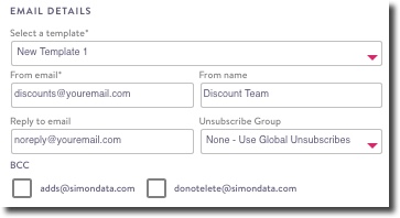 Email details