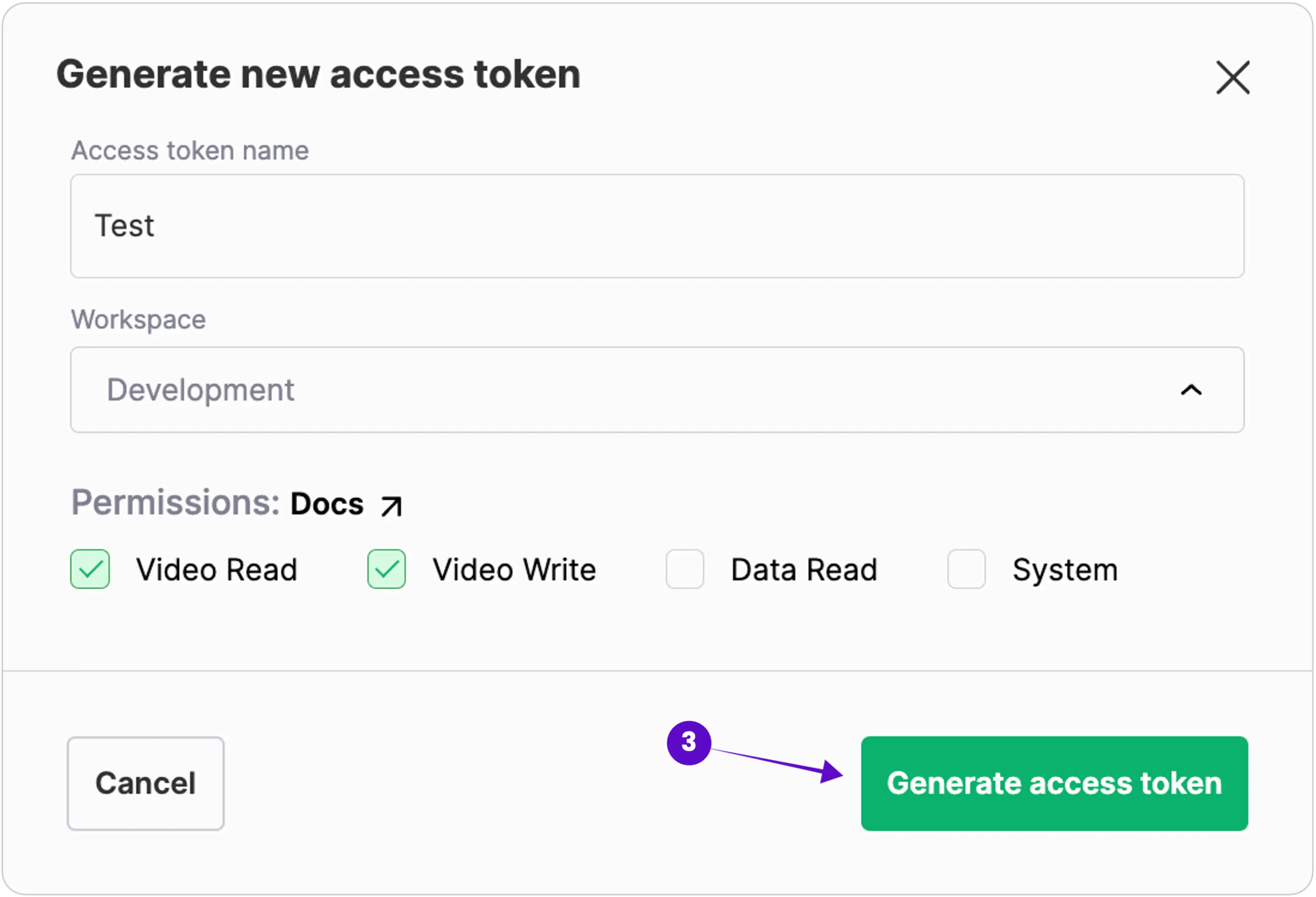 Generate New Access Token - FastPix