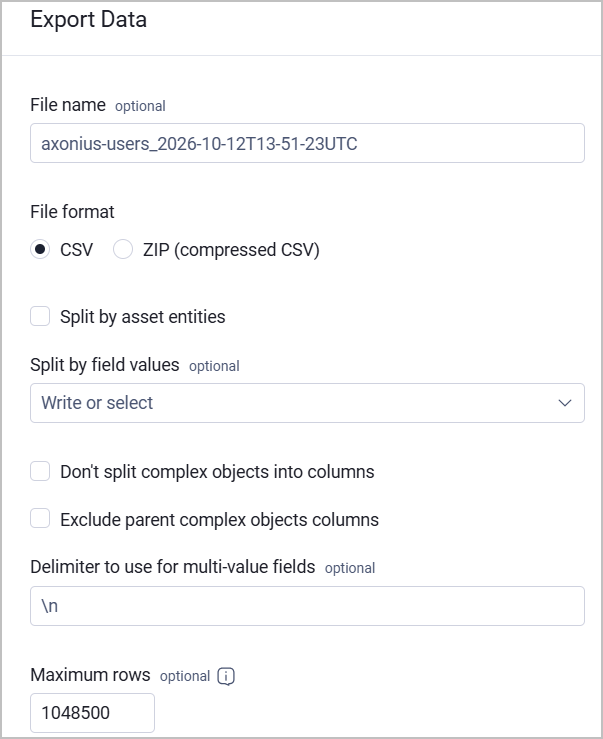 ExportCSVDialog