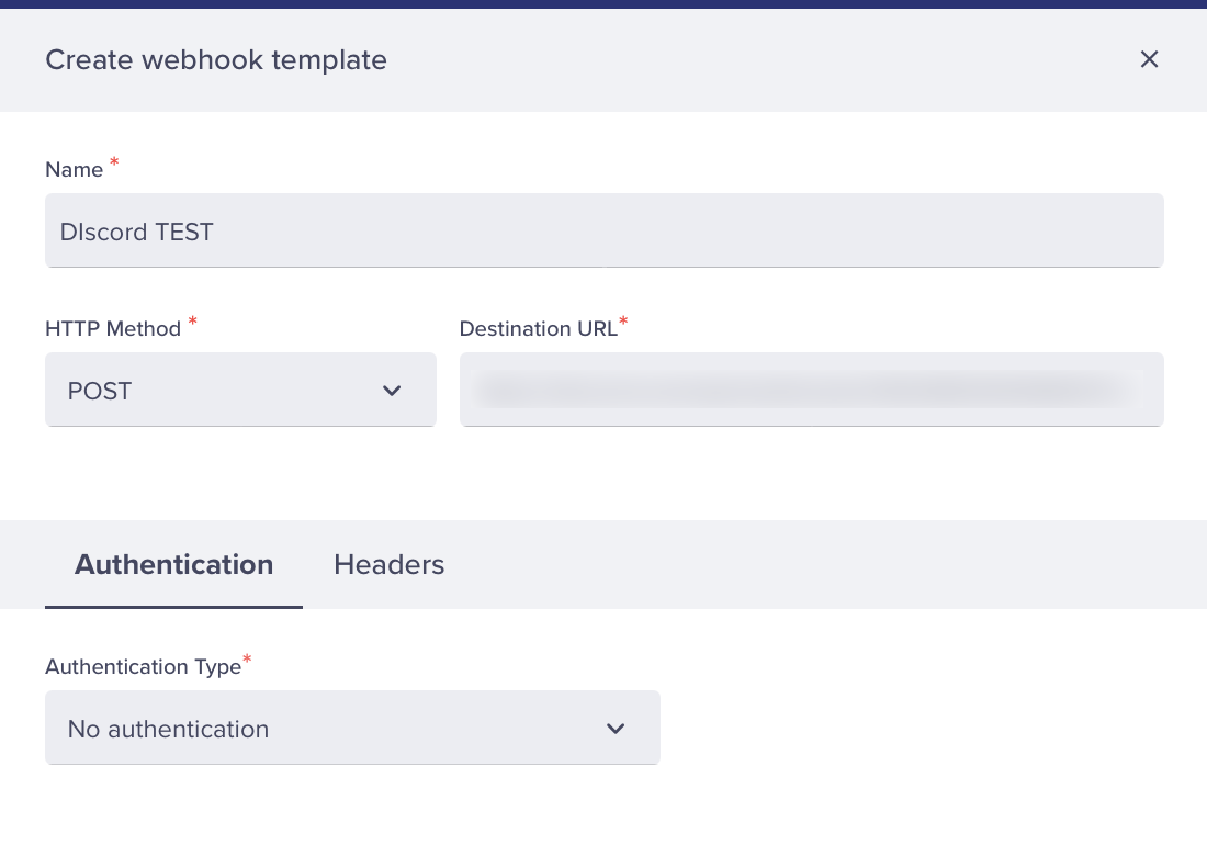 Create Webhook