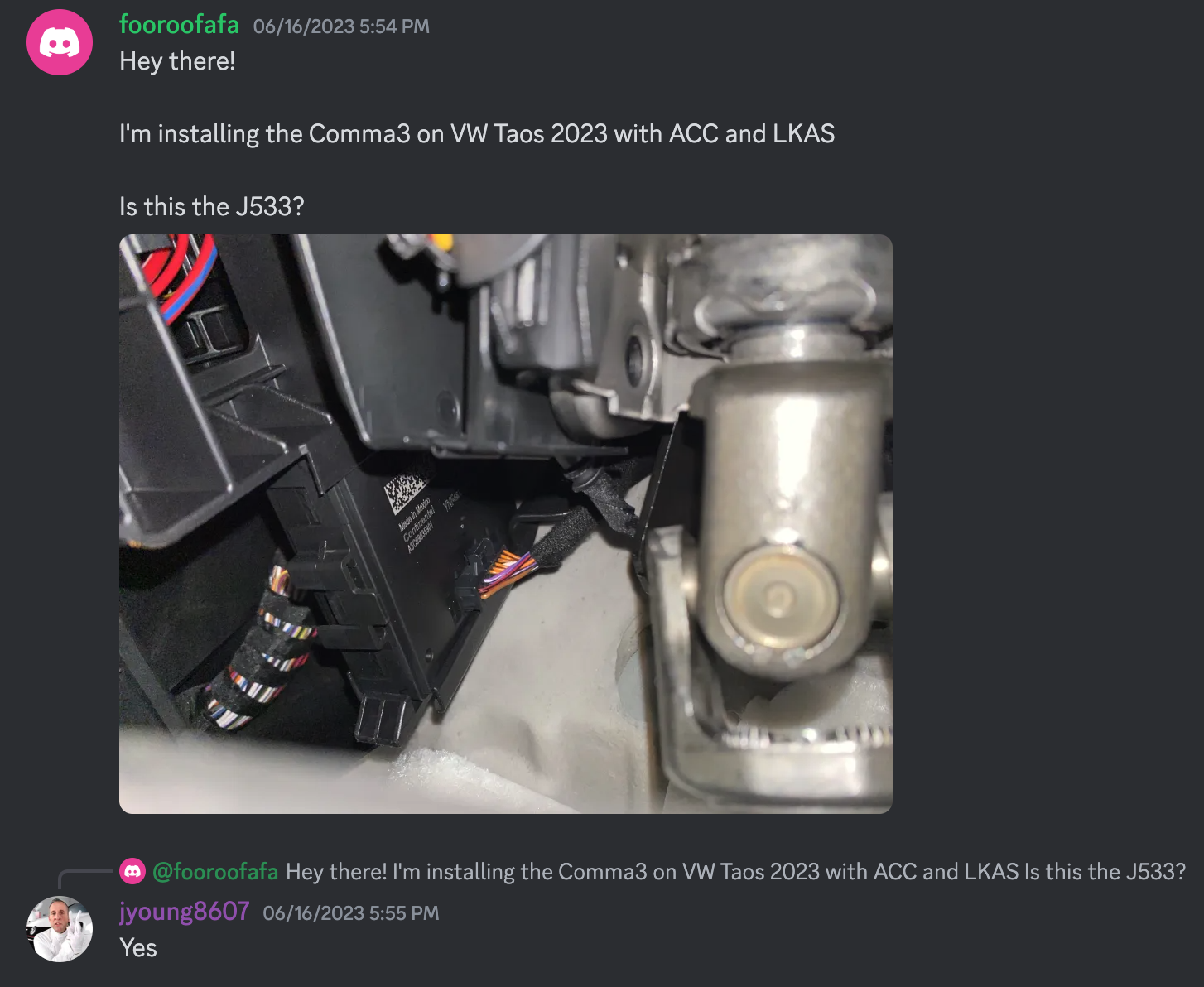 Discord 消息示例