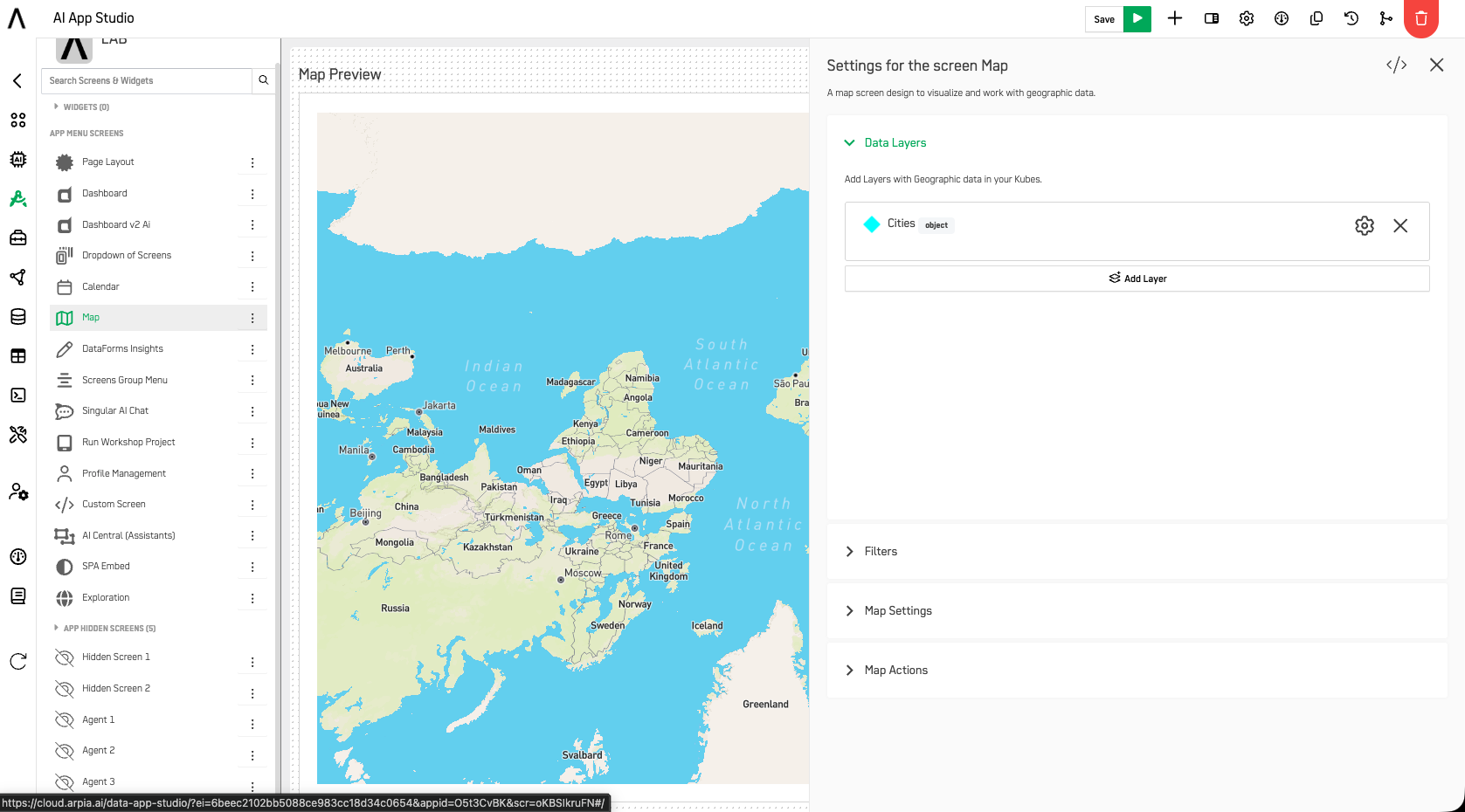 Map Screen