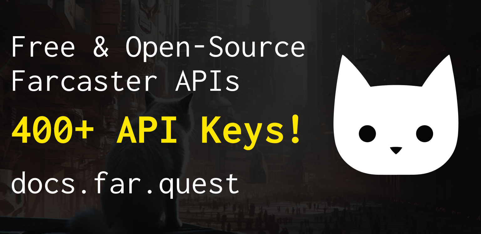 Start with free Farcaster APIs
