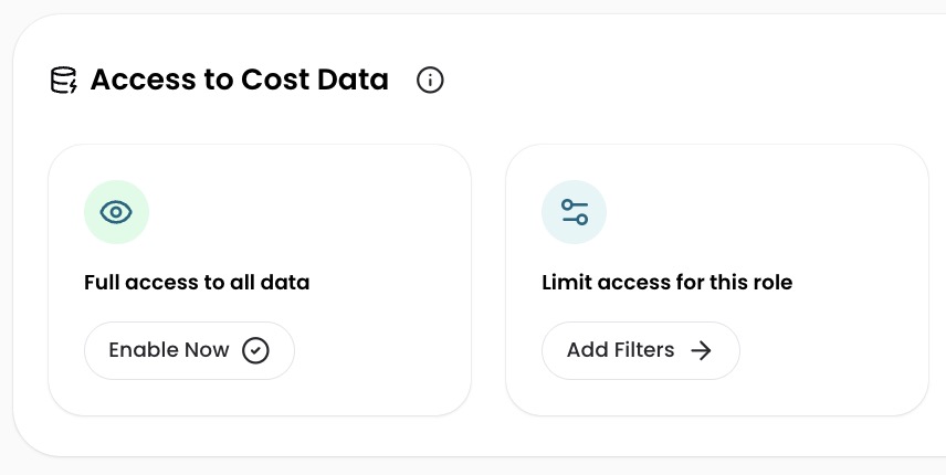 Limited Access Role Dimension filter configuration