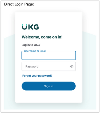 Login Page