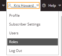 order_approver_1.png Step 1. Select Roles from the top right menu.