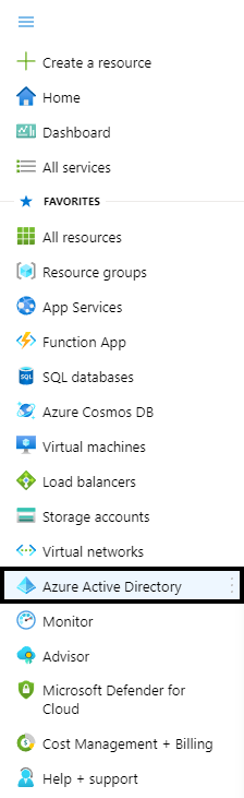 Azure Active Directory in the Azure Portal