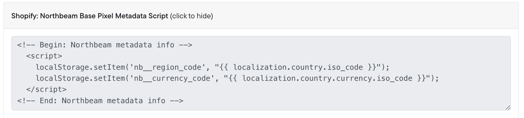 Metadata Script
