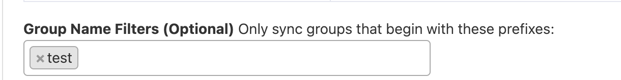 Enable allowed groups