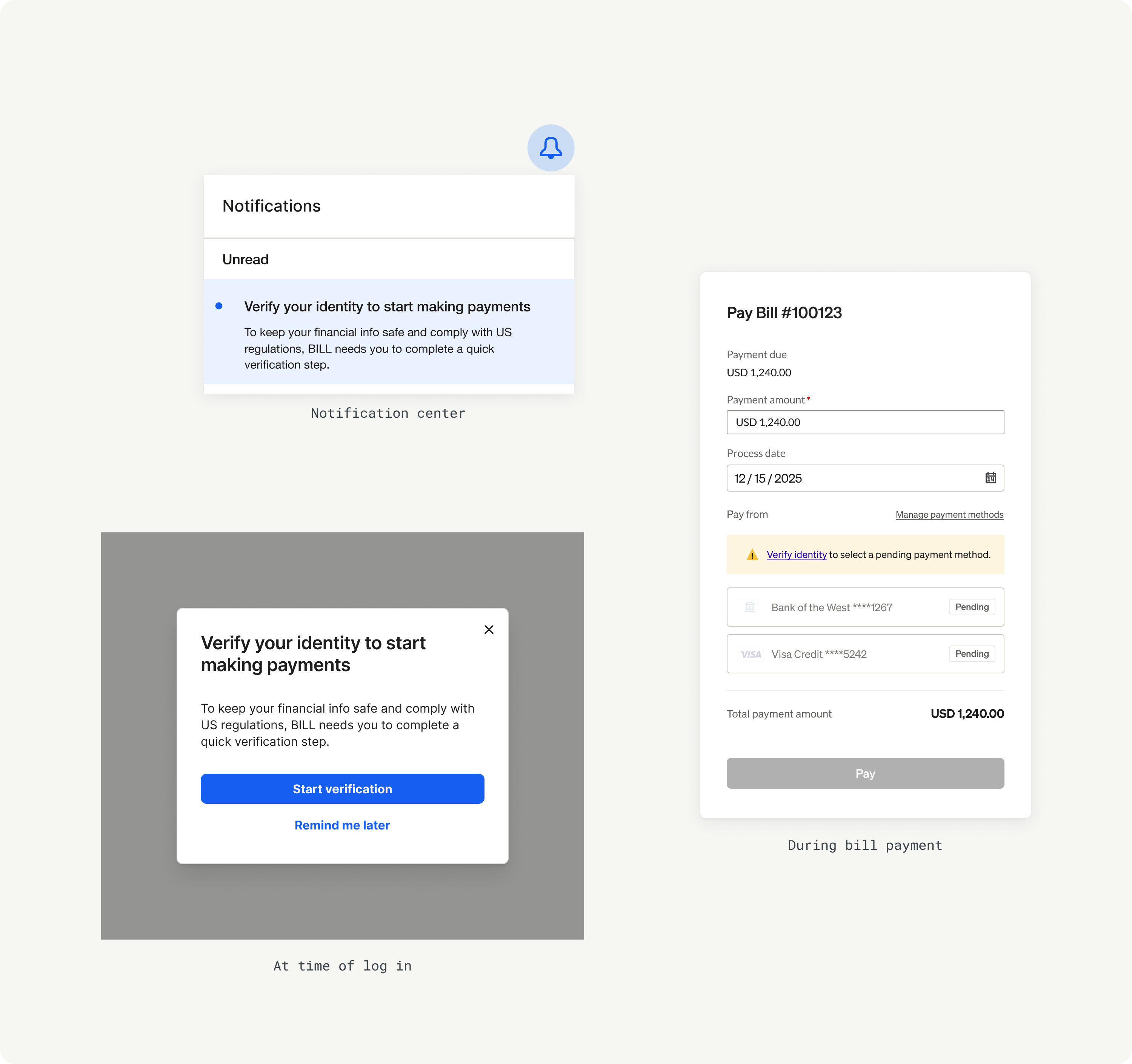 Element entry points