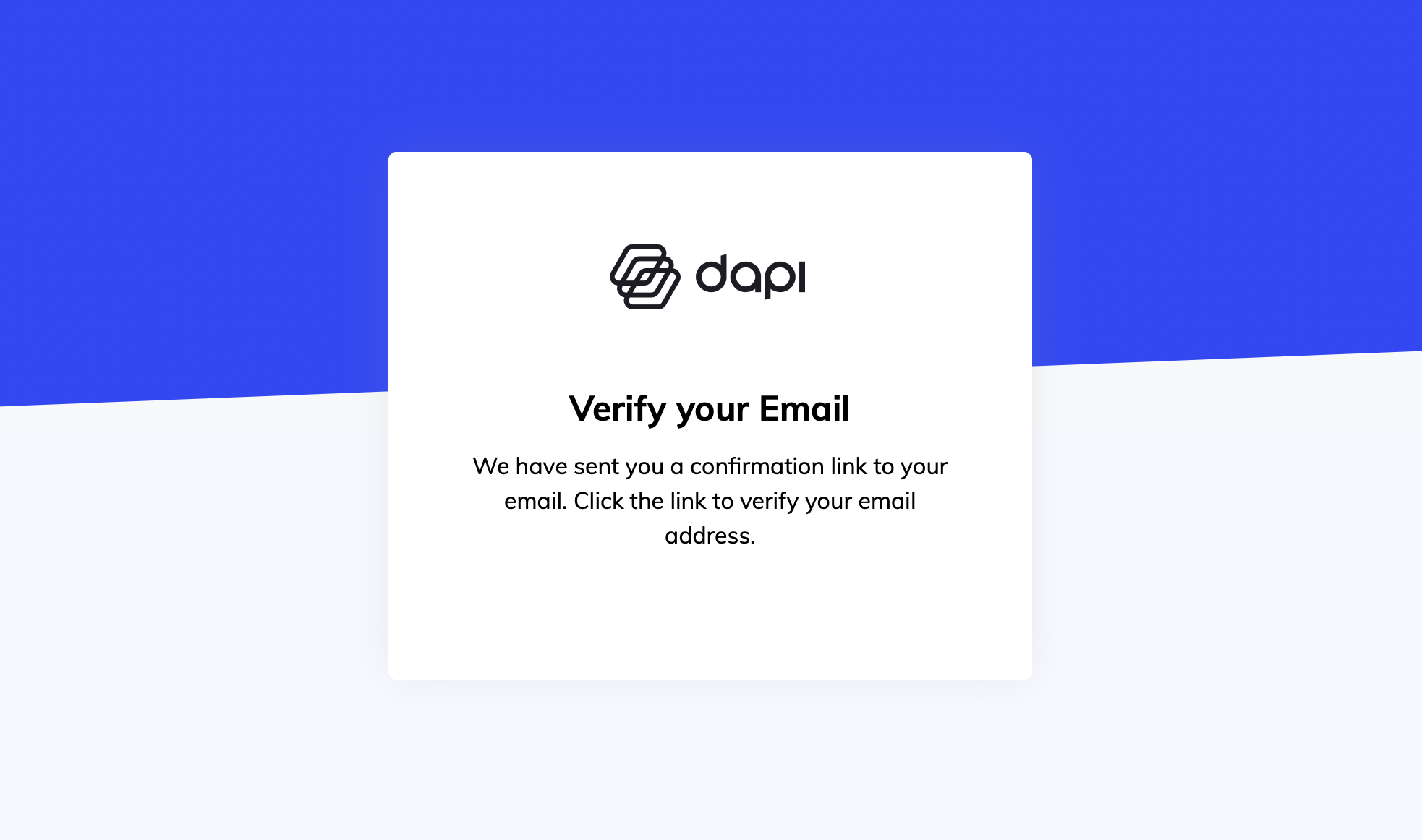 Email Verification Screen
