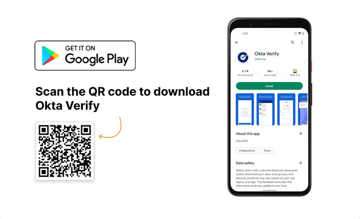 Download Okta Verify From Google Play Store