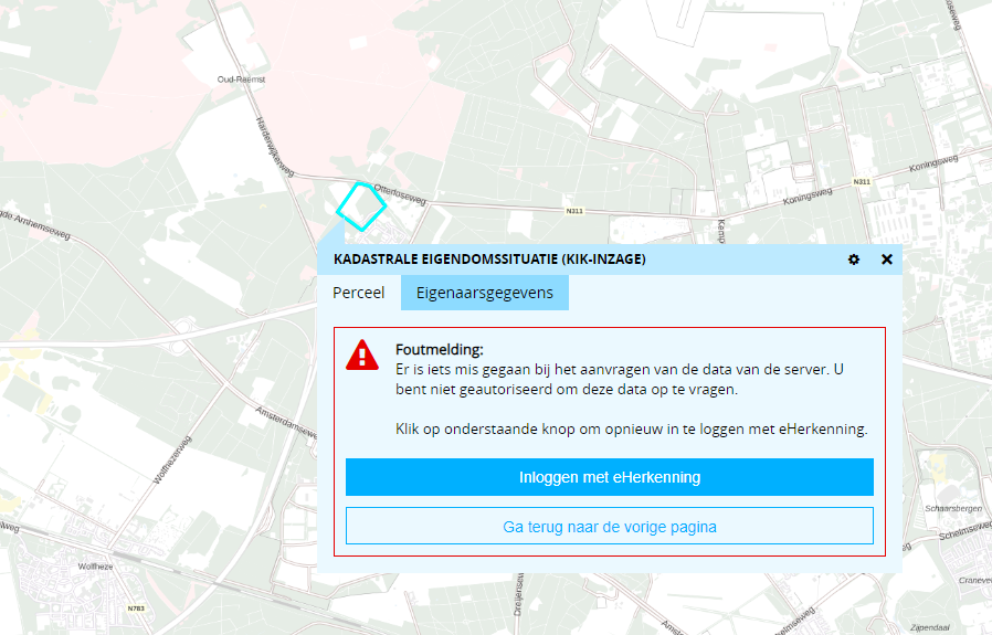 KIK-Inzage: Inloggen met eHerkenning via Viewer