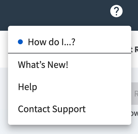 Improved Help Options