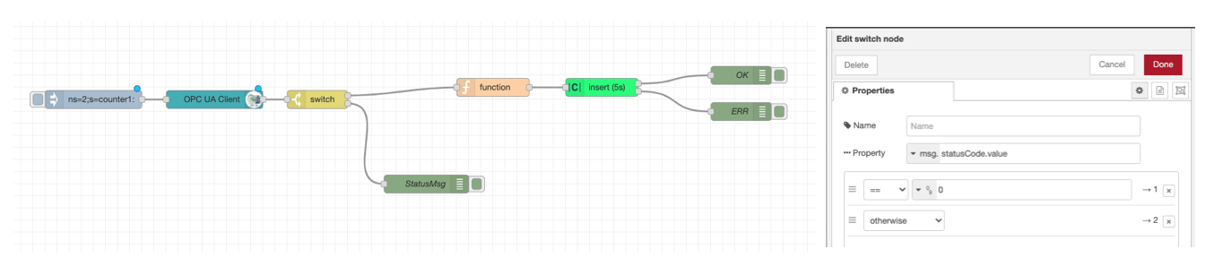 Screenshot 2021-09-07 at 15.04.54.png The complete flow where the switch node configuration is shown.