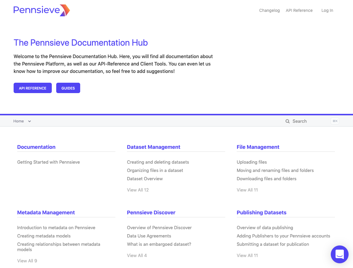 Pennsieve Documentation Hub