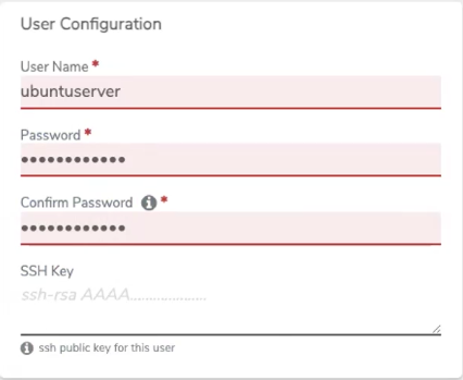 User Configuration