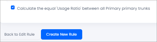 The Create New Rule button