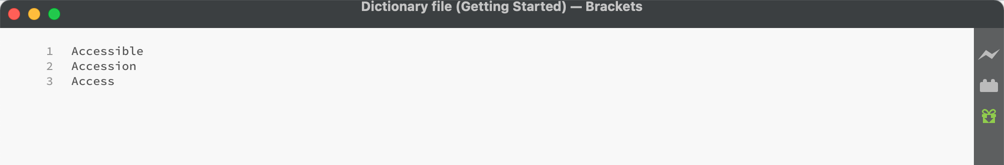tns-dictionary.png create a dictionary file
